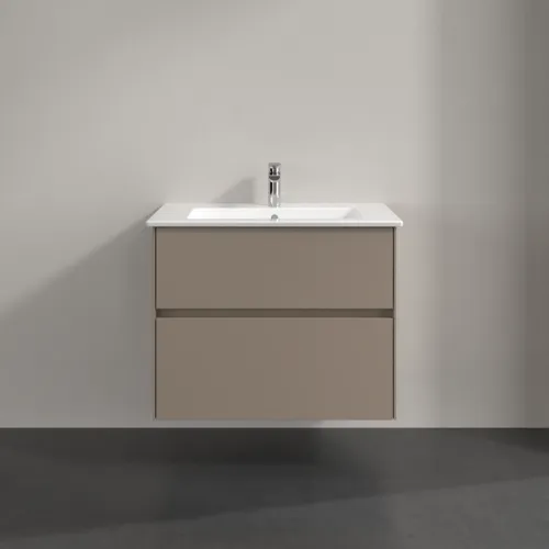 VILLEROY BOCH Toaletní skříňka Collaro, 2 výsuvy, 761 x 610 x 480 mm, taupe #C14400VM, obrázek 3