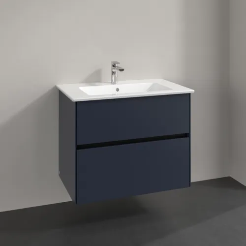 VILLEROY BOCH Toaletní skříňka Collaro, 2 zásuvky, 761 x 610 x 480 mm, Marine Blue #C14400VQ, obrázek 2