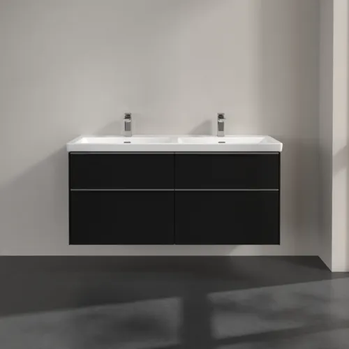 VILLEROY BOCH Subway 3.0 Vanity unit, 4 výsuvy, 1272 x 576 x 478 mm, Volcano Black #C56800VL, obrázek 3
