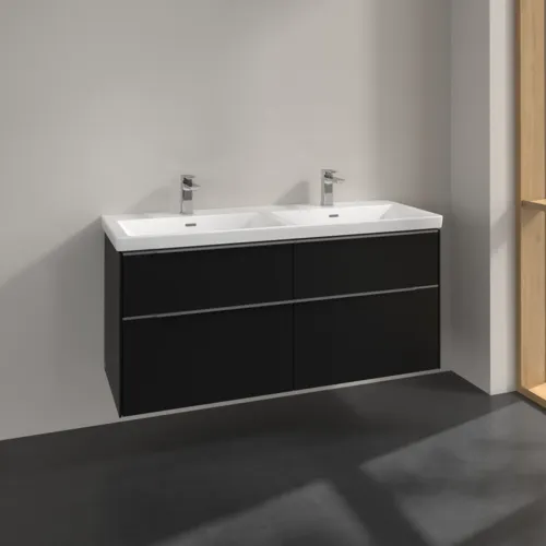 VILLEROY BOCH Subway 3.0 Vanity unit, 4 výsuvy, 1272 x 576 x 478 mm, Volcano Black #C56800VL, obrázek 2