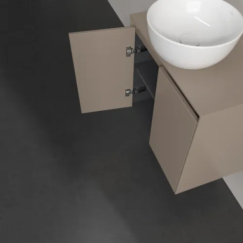 VILLEROY BOCH Toaletní skříňka Collaro, 2 dveře, 600 x 548 x 380 mm, taupe / taupe #C15000VM, obrázek 6