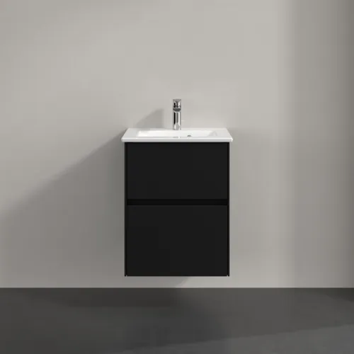 VILLEROY BOCH Toaletní skříňka Collaro, s osvětlením, 2 výsuvy, 472 x 609,5 x 404 mm, Volcano Black #C141B0VL, obrázek 3
