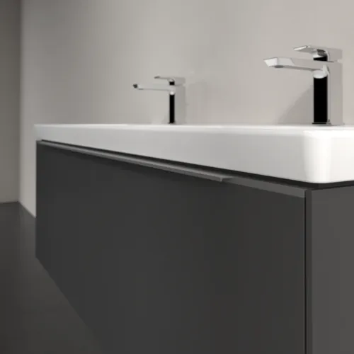 VILLEROY BOCH Subway 3.0 Vanity unit, 2 výsuvy, 1272 x 429 x 478 mm, grafitová barva #C56700VR, obrázek 5