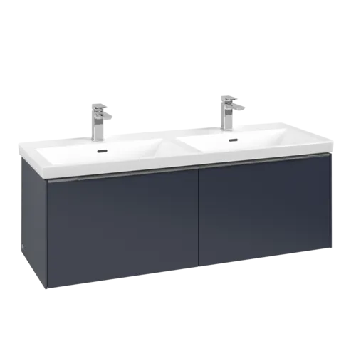 VILLEROY BOCH Subway 3.0 Vanity unit, 2 výsuvy, 1272 x 429 x 478 mm, Marine Blue #C56700VQ