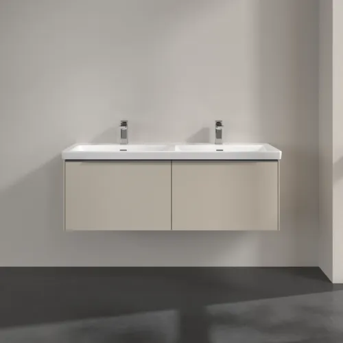 VILLEROY BOCH Subway 3.0 Vanity unit, 2 výsuvy, 1272 x 429 x 478 mm, Cashmere Grey #C56700VN, obrázek 3