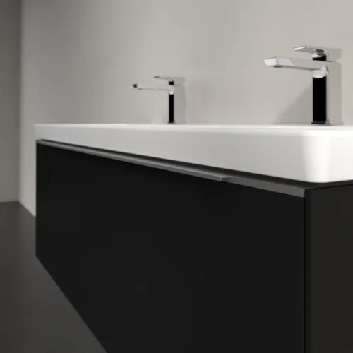 VILLEROY BOCH Subway 3.0 Vanity unit, 2 výsuvy, 1272 x 429 x 478 mm, Volcano Black #C56700VL, obrázek 5
