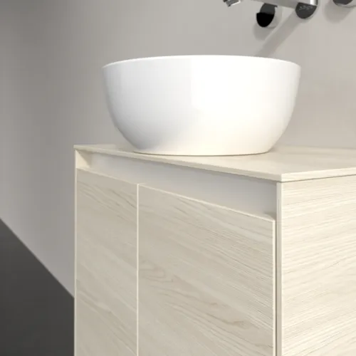 VILLEROY BOCH Toaletní skříňka Collaro, 2 dveře, 600 x 548 x 380 mm, bílý dub / bílý dub #C15000AA, obrázek 5