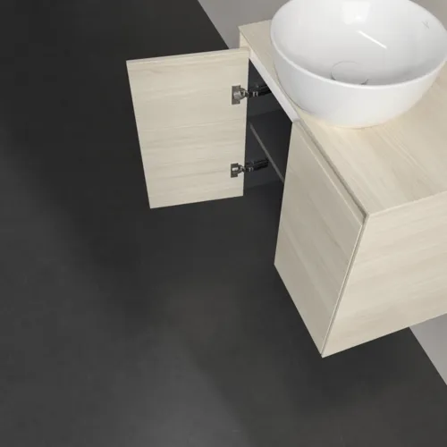VILLEROY BOCH Toaletní skříňka Collaro, 2 dveře, 600 x 548 x 380 mm, bílý dub / bílý dub #C15000AA, obrázek 6