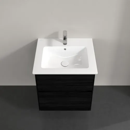 VILLEROY BOCH Toaletní skříňka Collaro, 2 výsuvy, 561 x 610 x 480 mm, černý dub #C14200AB, obrázek 4