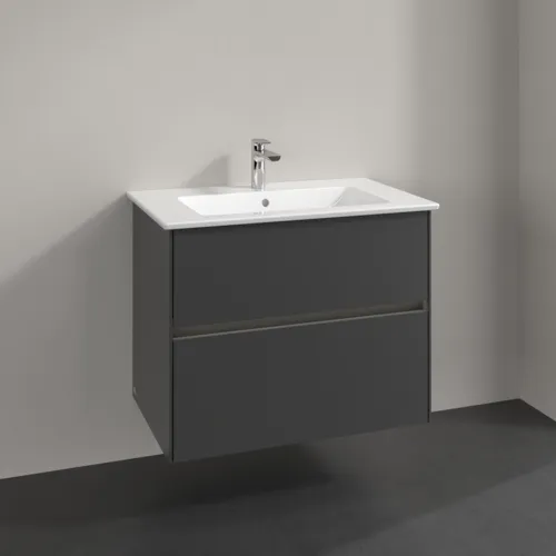 VILLEROY BOCH Toaletní skříňka Collaro, s osvětlením, 2 výsuvy, 761 x 610 x 480 mm, grafitová barva #C144B0VR, obrázek 2