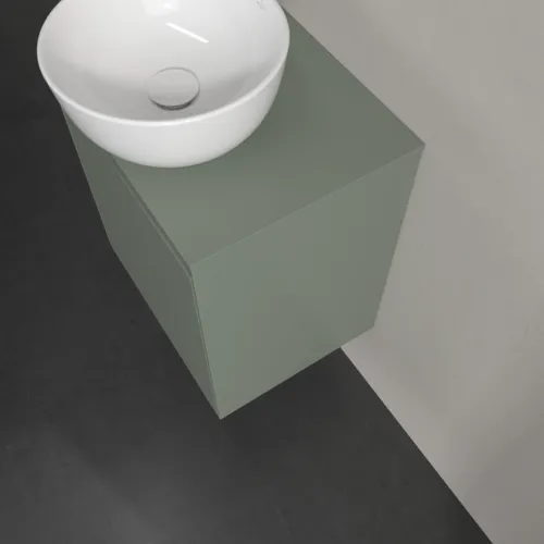 VILLEROY BOCH Toaletní skříňka Collaro, 1 dvířka, 500 x 548 x 380 mm, Soft Green / Soft Green #C14900AF, obrázek 6