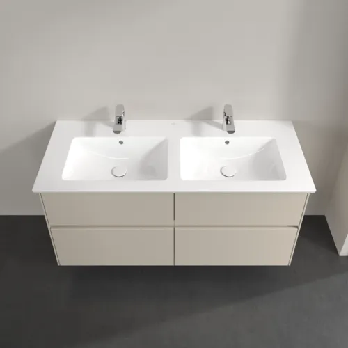 VILLEROY BOCH Toaletní skříňka Collaro, 4 výsuvy, 1261 x 610 x 480 mm, Cashmere Grey #C14700VN, obrázek 4