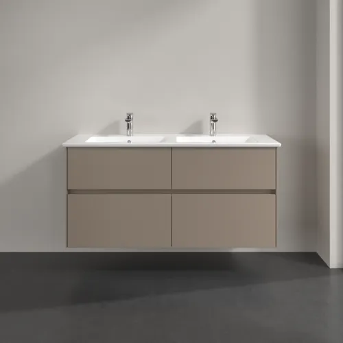 VILLEROY BOCH Toaletní skříňka Collaro, 4 výsuvy, 1261 x 610 x 480 mm, taupe #C14700VM, obrázek 3