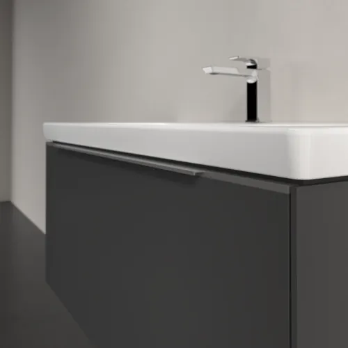 VILLEROY BOCH Subway 3.0 Vanity unit, s osvětlením, 1 zásuvka, 973 x 429 x 478 mm, grafitová barva #C569L0VR, obrázek 6