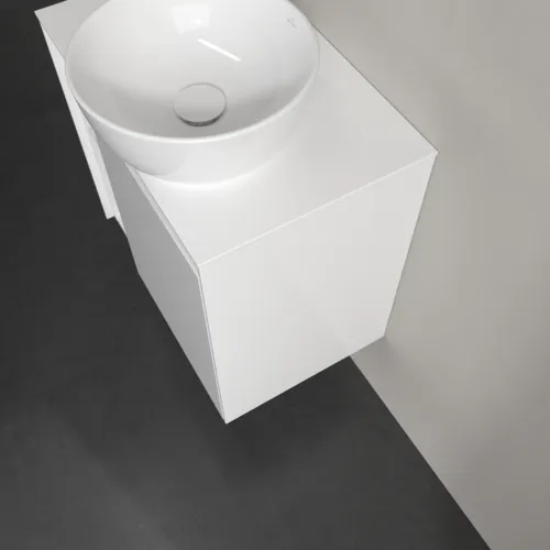 VILLEROY BOCH Toaletní skříňka Collaro, 1 dvířka, 600 x 548 x 380 mm, lesklá bílá / lesklá bílá #C15100DH, obrázek 6