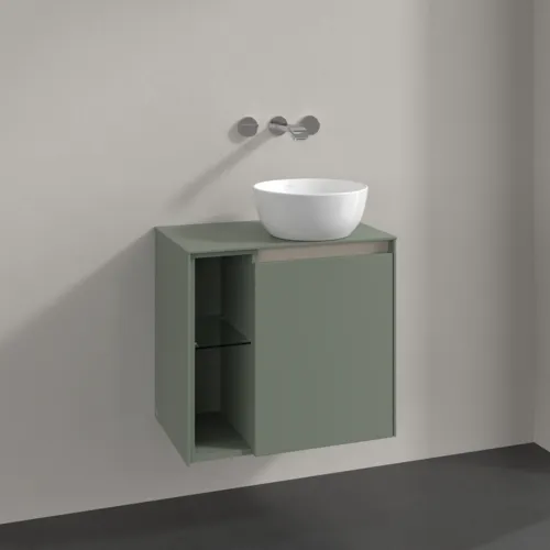 VILLEROY BOCH Toaletní skříňka Collaro, 1 dvířka, 600 x 548 x 380 mm, Soft Green / Soft Green #C15100AF, obrázek 2