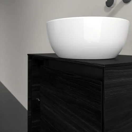 VILLEROY BOCH Toaletní skříňka Collaro, 1 dvířka, 600 x 548 x 380 mm, černý dub / černý dub #C15100AB, obrázek 5