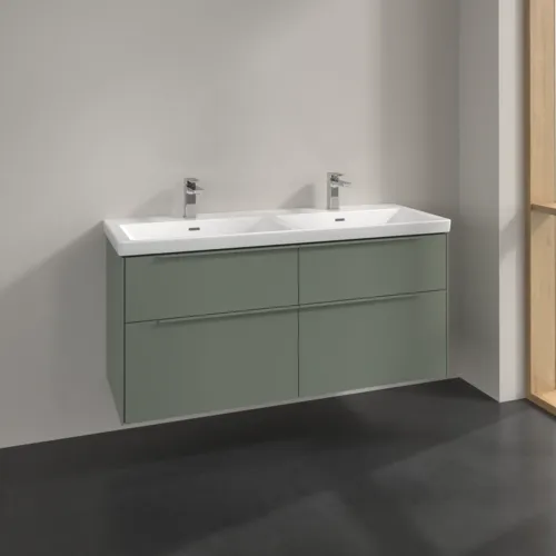 VILLEROY BOCH Subway 3.0 Vanity unit, 4 výsuvy, 1272 x 576 x 478 mm, Soft Green #C56802AF, obrázek 2