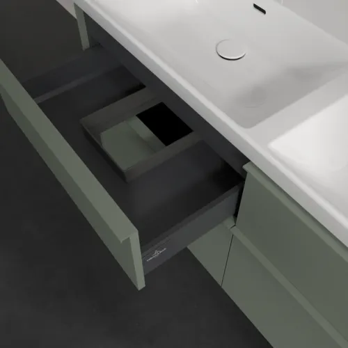 VILLEROY BOCH Subway 3.0 Vanity unit, 4 výsuvy, 1272 x 576 x 478 mm, Soft Green #C56802AF, obrázek 7