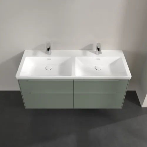 VILLEROY BOCH Subway 3.0 Vanity unit, 4 výsuvy, 1272 x 576 x 478 mm, Soft Green #C56802AF, obrázek 4