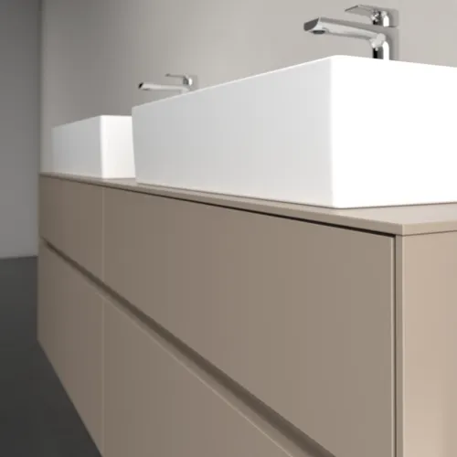 VILLEROY BOCH Toaletní skříňka Collaro, s osvětlením, 4 výsuvy, 1600 x 548 x 500 mm, taupe / taupe #C137B0VM, obrázek 6