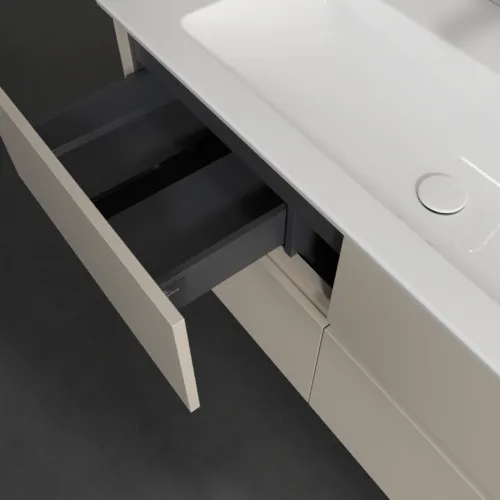 VILLEROY BOCH Toaletní skříňka Collaro, 4 výsuvy, 1161 x 610 x 480 mm, Cashmere Grey #C14600VN, obrázek 7