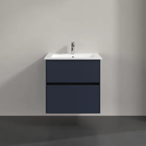 VILLEROY BOCH Umyvadlová skříňka Collaro, s osvětlením, 2 výsuvy, 611 x 610 x 480 mm, Marine Blue #C143B0VQ, obrázek 3
