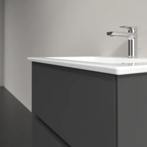 VILLEROY BOCH Toaletní skříňka Collaro, s osvětlením, 2 výsuvy, 611 x 610 x 480 mm, grafitová barva #C143B0VR, obrázek 6