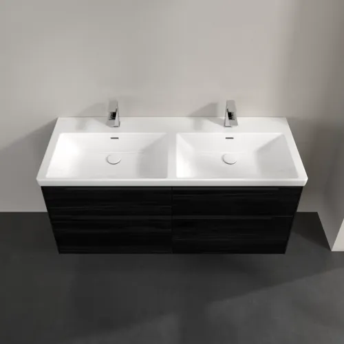 VILLEROY BOCH Subway 3.0 Vanity unit, 4 výsuvy, 1272 x 576 x 478 mm, černý dub #C56801AB, obrázek 4