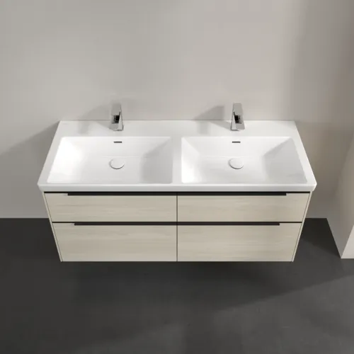 VILLEROY BOCH Subway 3.0 Vanity unit, 4 výsuvy, 1272 x 576 x 478 mm, bílý dub #C56801AA, obrázek 4