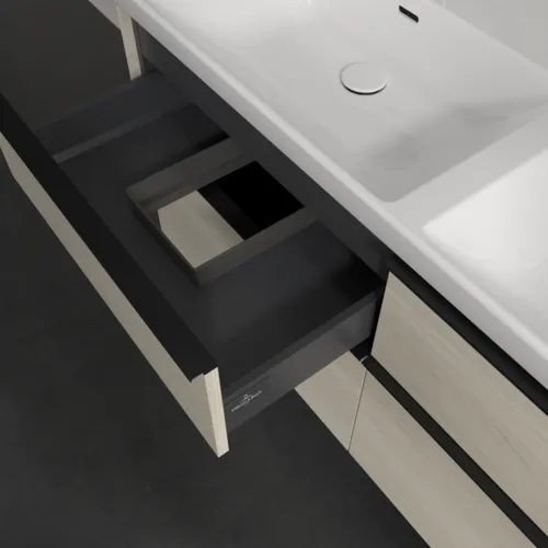 VILLEROY BOCH Subway 3.0 Vanity unit, 4 výsuvy, 1272 x 576 x 478 mm, bílý dub #C56801AA, obrázek 7