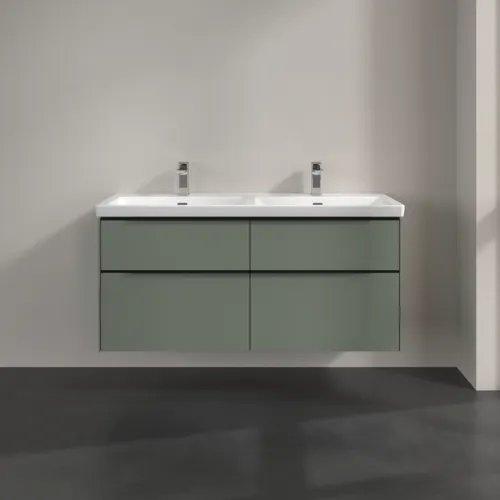 VILLEROY BOCH Subway 3.0 Vanity unit, 4 výsuvy, 1272 x 576 x 478 mm, Soft Green #C56801AF, obrázek 3