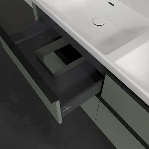VILLEROY BOCH Subway 3.0 Vanity unit, 4 výsuvy, 1272 x 576 x 478 mm, Soft Green #C56801AF, obrázek 7