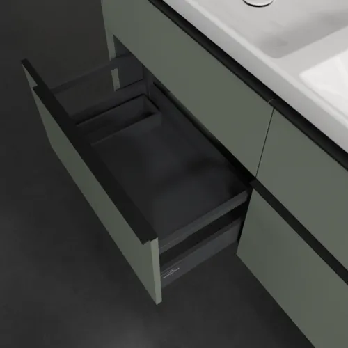 VILLEROY BOCH Subway 3.0 Vanity unit, 4 výsuvy, 1272 x 576 x 478 mm, Soft Green #C56801AF, obrázek 6