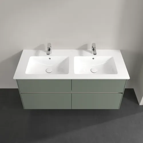 VILLEROY BOCH Toaletní skříňka Collaro, s osvětlením, 4 výsuvy, 1261 x 610 x 480 mm, Soft Green #C147B0AF, obrázek 4