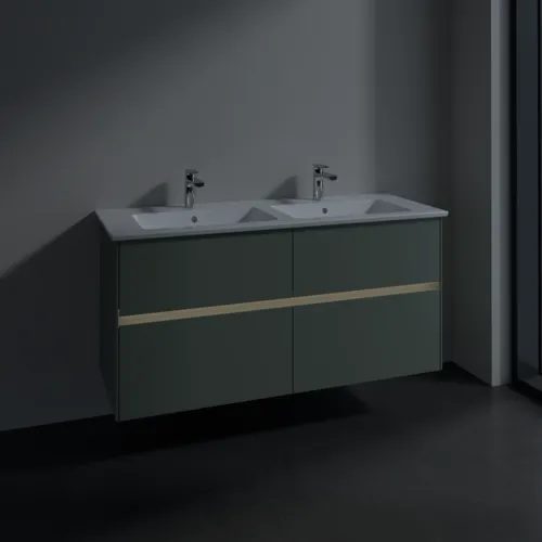 VILLEROY BOCH Toaletní skříňka Collaro, s osvětlením, 4 výsuvy, 1261 x 610 x 480 mm, Soft Green #C147B0AF, obrázek 5