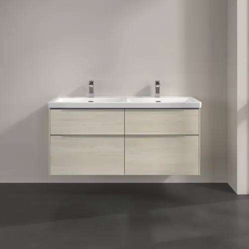 VILLEROY BOCH Subway 3.0 Vanity unit, 4 výsuvy, 1272 x 576 x 478 mm, bílý dub #C56800AA, obrázek 3