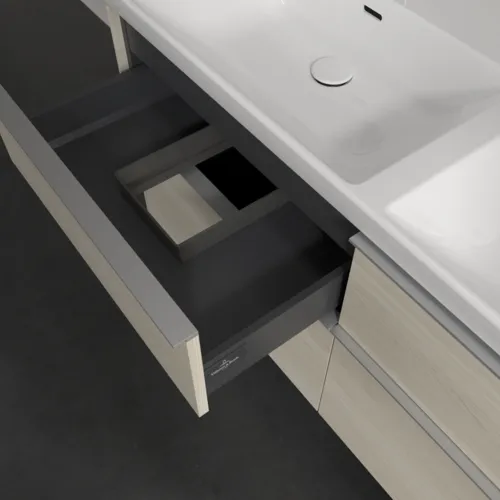 VILLEROY BOCH Subway 3.0 Vanity unit, 4 výsuvy, 1272 x 576 x 478 mm, bílý dub #C56800AA, obrázek 7