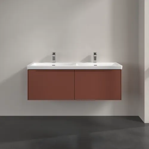 VILLEROY BOCH Subway 3.0 Vanity unit, 2 výsuvy, 1272 x 429 x 478 mm, Vínově červená #C56702AH, obrázek 3