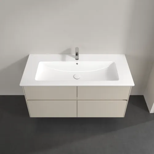 VILLEROY BOCH Toaletní skříňka Collaro, s osvětlením, 4 výsuvy, 1161 x 610 x 480 mm, Cashmere Grey #C146B0VN, obrázek 4