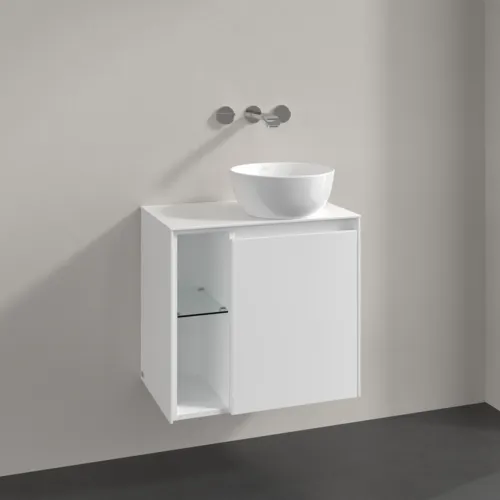 VILLEROY BOCH Collaro toaletní skříňka, 1 dvířka, 600 x 548 x 380 mm, bílá matná / bílá matná #C15100MS, obrázek 2