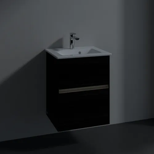 VILLEROY BOCH Toaletní skříňka Collaro, s osvětlením, 2 výsuvy, 472 x 609,5 x 404 mm, černý dub #C141B0AB, obrázek 5