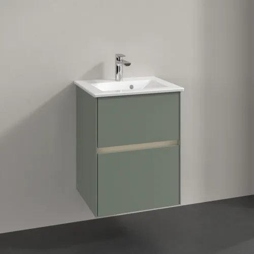 VILLEROY BOCH Toaletní skříňka Collaro, s osvětlením, 2 výsuvy, 472 x 609,5 x 404 mm, Soft Green #C141B0AF, obrázek 2
