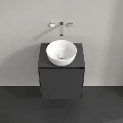 VILLEROY BOCH Toaletní skříňka Collaro, 1 dvířka, 500 x 548 x 380 mm, Grafit / Grafit #C14800VR, obrázek 4