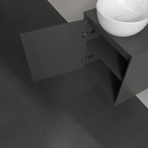 VILLEROY BOCH Toaletní skříňka Collaro, 1 dvířka, 500 x 548 x 380 mm, Grafit / Grafit #C14800VR, obrázek 6