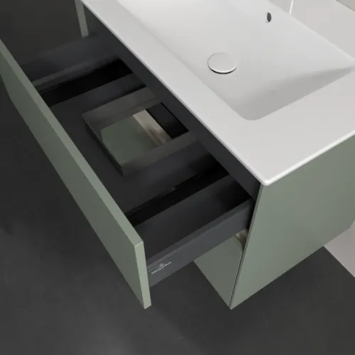 VILLEROY BOCH Toaletní skříňka Collaro, 2 výsuvy, 761 x 610 x 480 mm, jemně zelená #C14400AF, obrázek 7