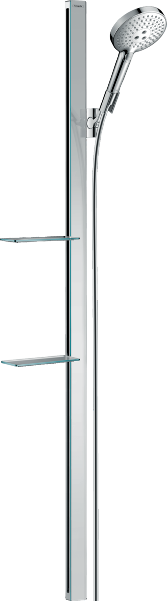 HANSGROHE Raindance Select S sprchová sada 120 3jet se sprchovou tyčí 150 cm a miskou na mýdlo chrom 27646000