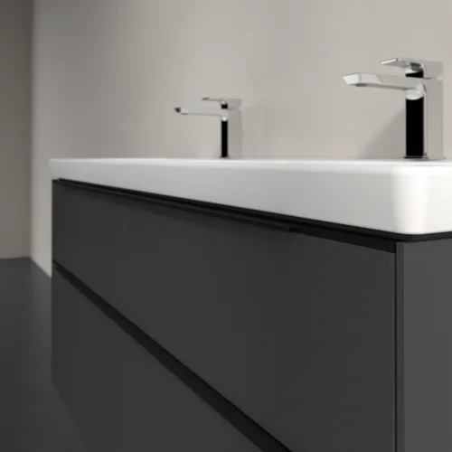 VILLEROY BOCH Subway 3.0 Vanity unit, s osvětlením, 4 výsuvy, 1272 x 576 x 478 mm, grafitová barva #C568L1VR, obrázek 6