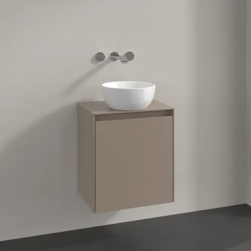 VILLEROY BOCH Toaletní skříňka Collaro, 1 dvířka, 500 x 548 x 380 mm, taupe / taupe #C14900VM, obrázek 2
