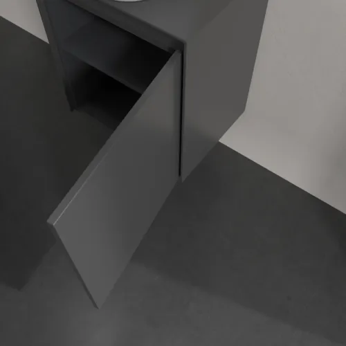 VILLEROY BOCH Toaletní skříňka Collaro, 1 dvířka, 500 x 548 x 380 mm, Grafit / Grafit #C14900VR, obrázek 7